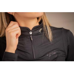 Poloshirt Pénélope Techpy Schwarz Poloshirt Pénélope Techpy Schwarz