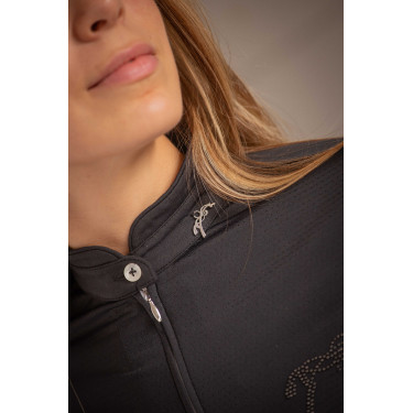 Poloshirt Pénélope Techpy Schwarz Poloshirt Pénélope Techpy Schwarz