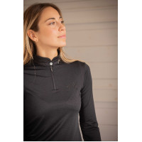 Poloshirt Pénélope Techpy Schwarz Poloshirt Pénélope Techpy Schwarz
