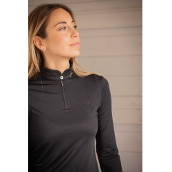 Poloshirt Pénélope Techpy Schwarz Poloshirt Pénélope Techpy Schwarz