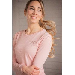 Poloshirt Techty Honey Langarm Pénélope Pink Rosa