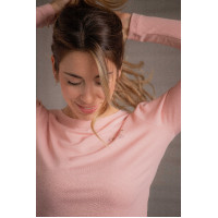 Poloshirt Techty Honey Langarm Pénélope Pink Rosa Poloshirt Techty Honey Langarm Pénélope Pink Rosa