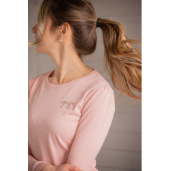 Poloshirt Techty Honey Langarm Pénélope Pink Rosa