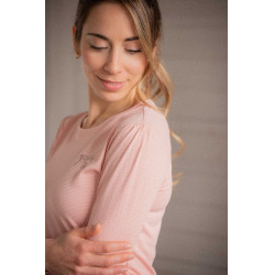 Poloshirt Techty Honey Langarm Pénélope Pink Rosa