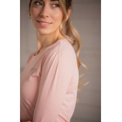 Poloshirt Techty Honey Langarm Pénélope Pink Rosa