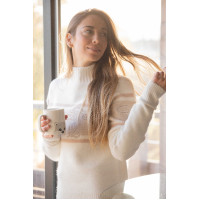 Pullover Pénélope Noris Beige Pullover Pénélope Noris Beige