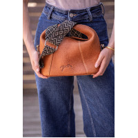 Tasche Pénélope Agathe Cognac Braun