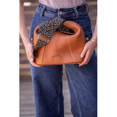 Tasche Pénélope Agathe Cognac Braun