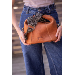 Tasche Pénélope Agathe Cognac Braun