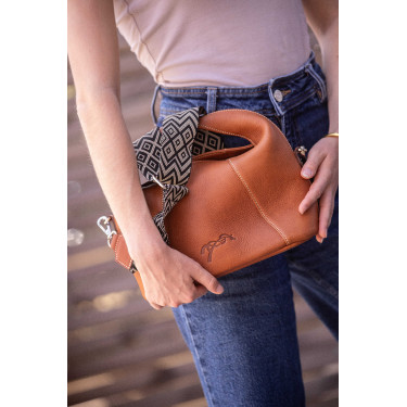 Tasche Pénélope Agathe Cognac Braun