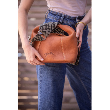 Tasche Pénélope Agathe Cognac Braun