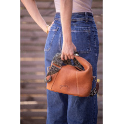 Tasche Pénélope Agathe Cognac Braun