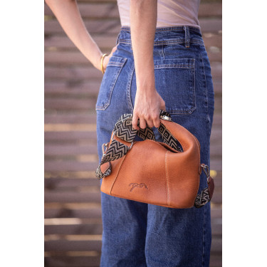 Tasche Pénélope Agathe Cognac Braun