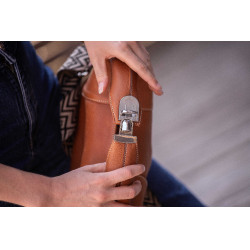 Tasche Pénélope Agathe Cognac Braun