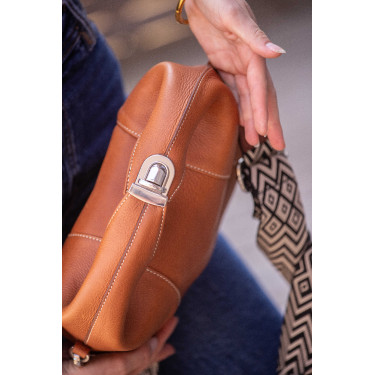 Tasche Pénélope Agathe Cognac Braun