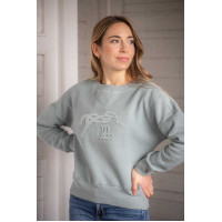 Sweatshirt Pénélope Bianca Salbeigrün