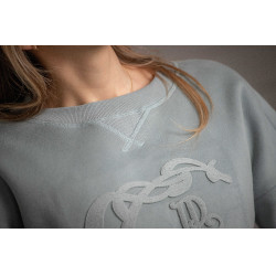 Sweatshirt Pénélope Bianca Salbeigrün Sweatshirt Pénélope Bianca Salbeigrün