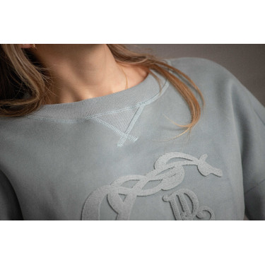 Sweatshirt Pénélope Bianca Salbeigrün Sweatshirt Pénélope Bianca Salbeigrün
