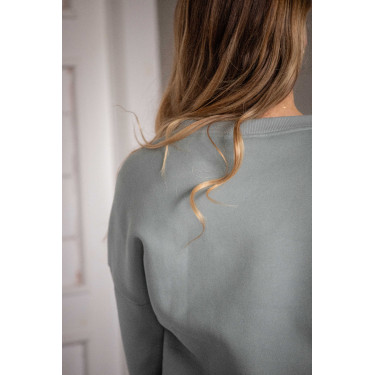 Sweatshirt Pénélope Bianca Salbeigrün Sweatshirt Pénélope Bianca Salbeigrün