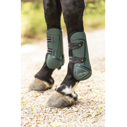 Gamaschen mit Sprunggelenkschutz Lami-Cell Elite Dunkelgrün Gr&uuml;n