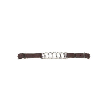 Metalab-Kette mit Lederbefestigungen Metalab-Kette mit Lederbefestigungen