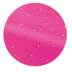 Runde metallene Kardätsche fluo glitzernd Pink Runde metallene Kardätsche fluo glitzernd Pink