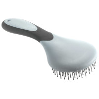 Mähnenbürste PVC Grau / Schwarz