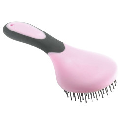 Mähnenbürste PVC Rosa / Grau Mähnenbürste PVC Rosa / Grau