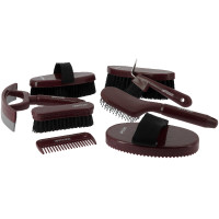 Weiche Bürste Hippotonic Glitter Bordeaux