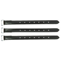 Gurtstrippen für Vielseitigkeitssattel Norton Club Rexine Evol Schwarz