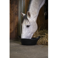 Flexibler Futtereimer 12L Hippotonic Schwarz