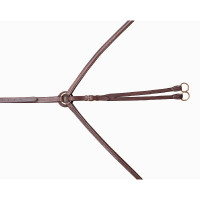 Brustblatt mit Doppelnaht T de T Dunkles Havanna Braun