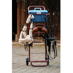 Abnehmbarer Sattelbockwagen Hippotonic Bordeaux