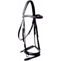 Trense Klimt T de T kombiniertem Reithalfter Schwarz