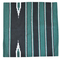 Westride Navajo Teppich Baumwolle/Acryl Grün / Schwarz / Weiß