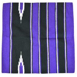 Westride Navajo Teppich Baumwolle/Acryl Violett / Schwarz / Weiß Lila