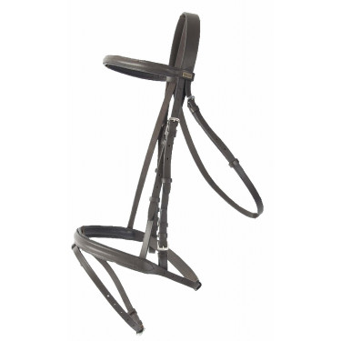 Trense Sisley T deT kombiniert Nasenriemen T de T Dunkles Havanna Braun Trense Sisley T deT kombiniert Nasenriemen T de T Dunkles Havanna Braun