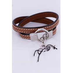Pénélope Signature Armband Cognac Braun Pénélope Signature Armband Cognac Braun