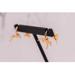 Kreolen-Ohrringe Pénélope Léonie Goldfarben