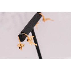 Kreolen-Ohrringe Pénélope Léonie Goldfarben