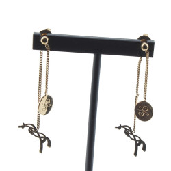 Ohrringe Pénélope Yuna Goldfarben