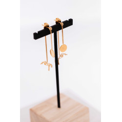 Ohrringe Pénélope Yuna Goldfarben