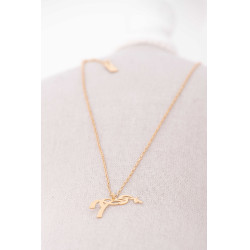 Halskette Pénélope Angèle Goldfarben