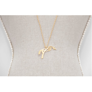 Halskette Pénélope Angèle Goldfarben