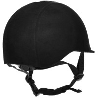Choplin Aero Samt Helm Schwarz / glänzend