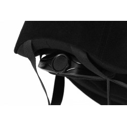 Choplin Aero Samt Helm Schwarz / glänzend Choplin Aero Samt Helm Schwarz / glänzend