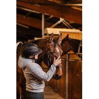 Equithème Agris Reithelm mit breitem Visier Laminiert Schwarz Equithème Agris Reithelm mit breitem Visier Laminiert Schwarz