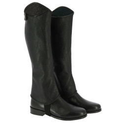 Mini-Chaps Norton Glitter Schwarz