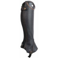Mini-Chaps Leder Schubert T de T Schwarz / Braun Mini-Chaps Leder Schubert T de T Schwarz / Braun