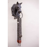 Schulterriemen Pénélope Schwarz / Ecru